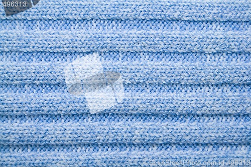 Image of blue woolen pattern