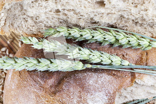 Image of broken loaf of bread