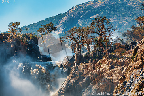 Image of Epupa Falls on the Kunene River in Namibia