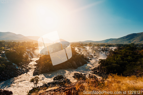 Image of Epupa Falls on the Kunene River in Namibia