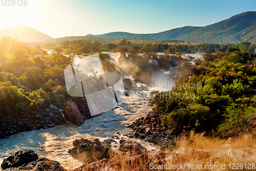 Image of Epupa Falls on the Kunene River in Namibia