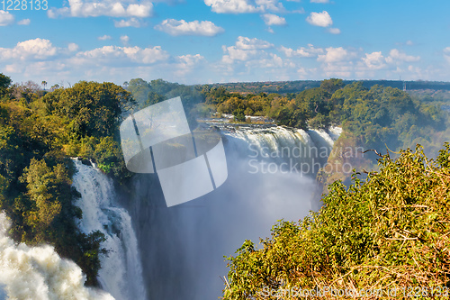 Image of The Victoria falls, Zimbabwe, Africa