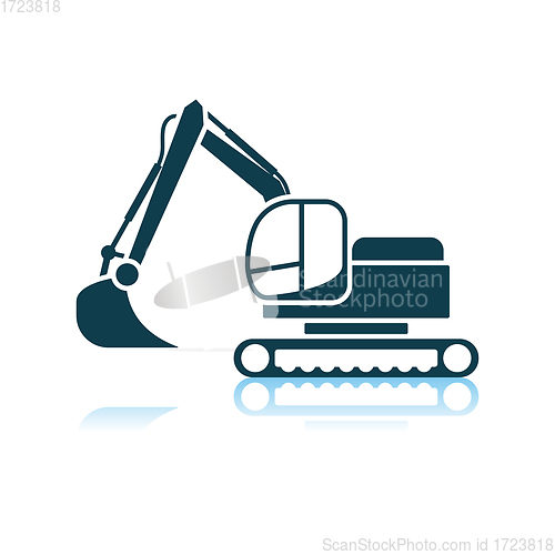 Image of Icon Of Construction Bulldozer