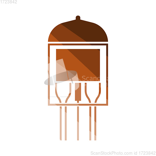 Image of Electronic Vacuum Tube Icon