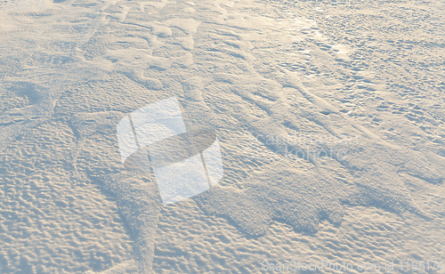 Image of drifts of white snow