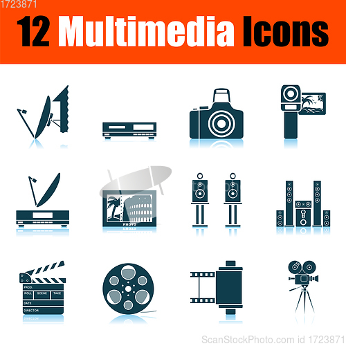 Image of Multimedia Icon Set