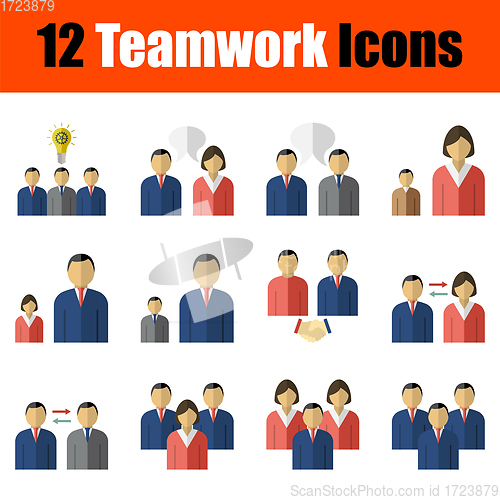 Image of Teamwork Icon Set