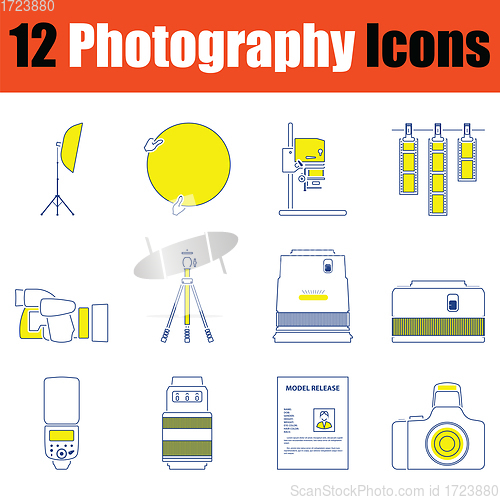 Image of Photography icon set