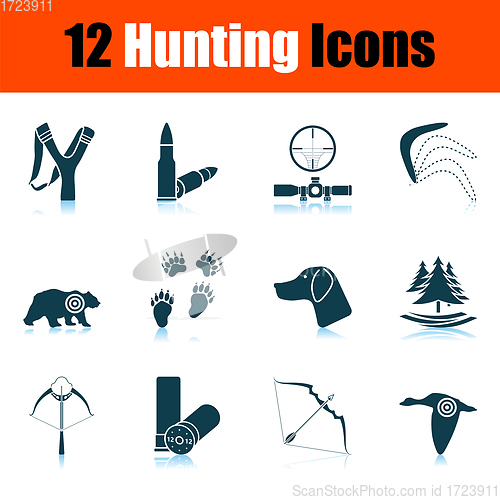 Image of Hunting Icon Set