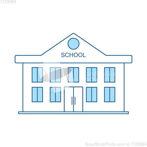 Image of School Building Icon