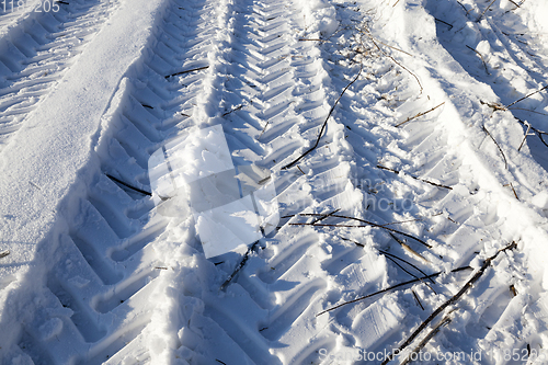 Image of Traces of a truck