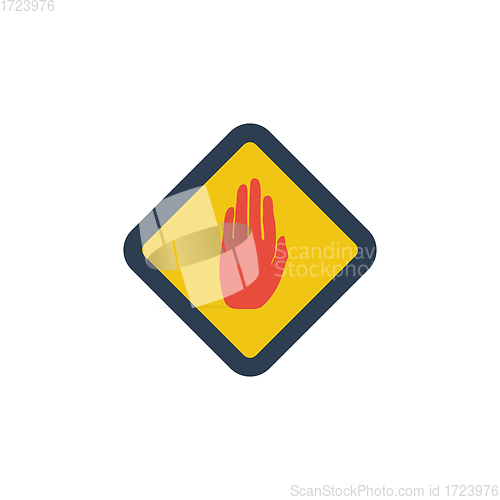 Image of Icon of Warning hand
