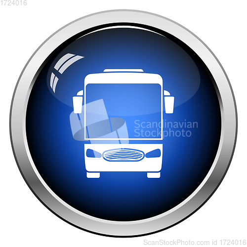 Image of Tourist bus icon front view