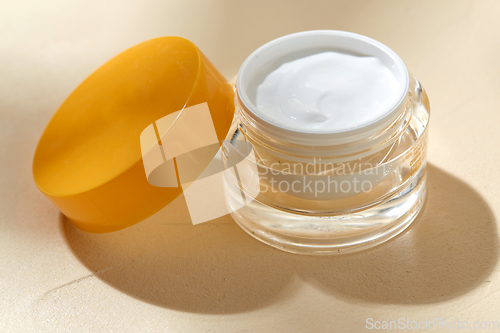 Image of close up of moisturizer in jar