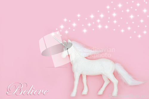 Image of Believe in Christmas Magical Mythical Unicorn