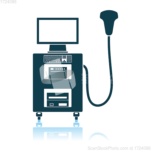 Image of Ultrasound Diagnostic Machine Icon