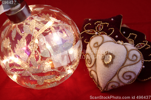 Image of Christmas ornaments