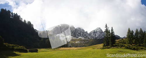 Image of South Tyrolean Alps in autumn