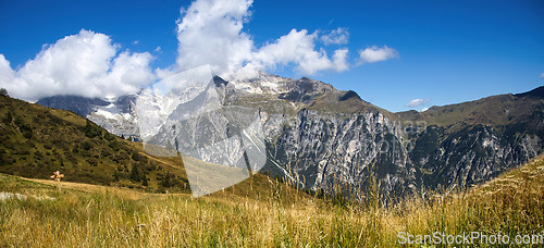 Image of South Tyrolean Alps in autumn