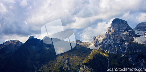 Image of South Tyrolean Alps in autumn