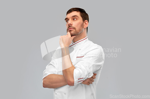 Image of thinking male chef