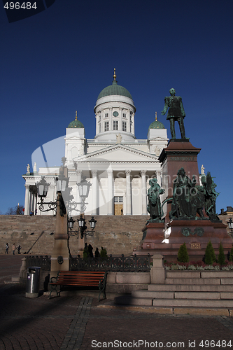 Image of Helsinki cathedral, Finland