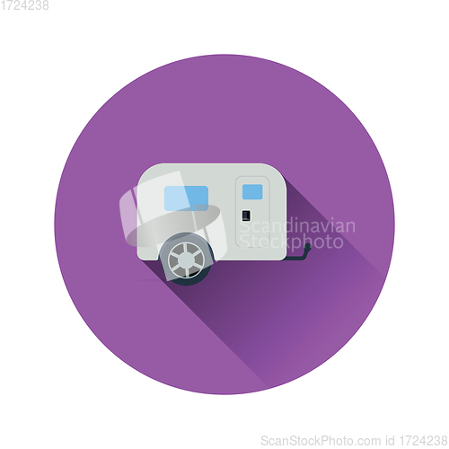 Image of Icon of camping family caravan car