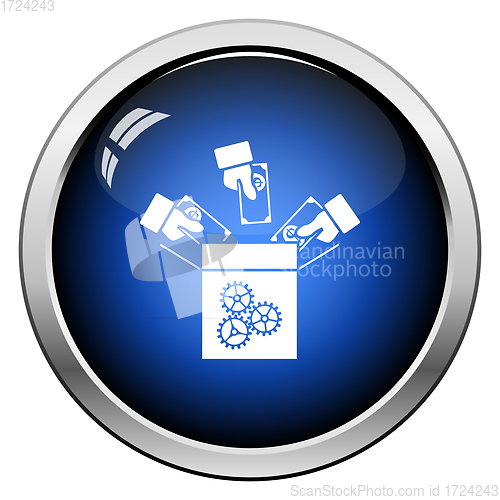 Image of Crowdfunding Icon