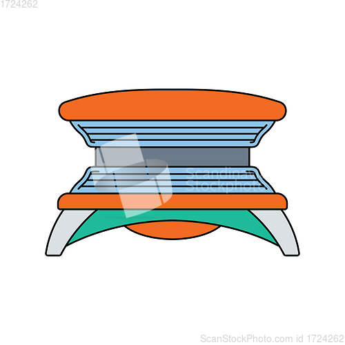 Image of Flat design icon of Solarium