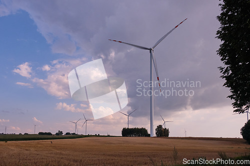 Image of Wind power energy farm