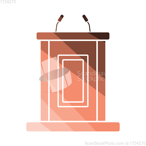 Image of Witness stand icon