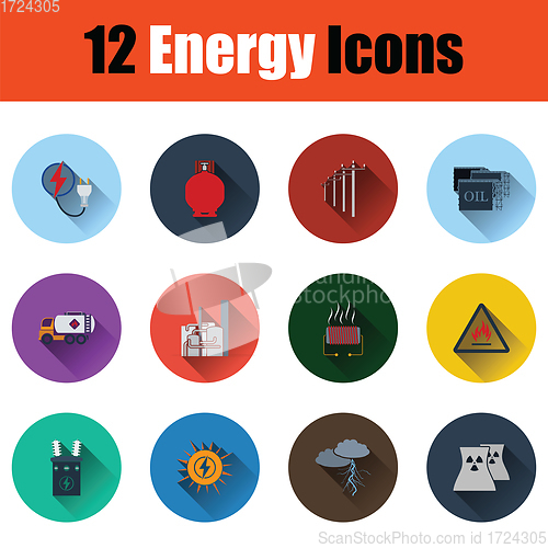 Image of Energy icon set