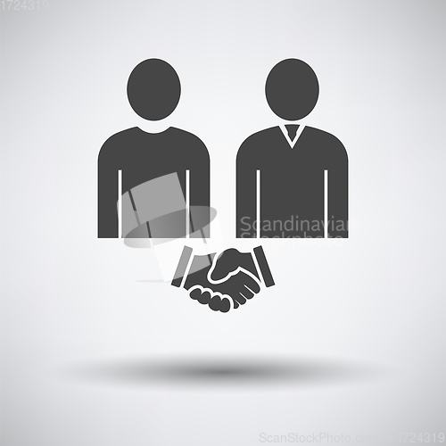 Image of Two Man Making Deal Icon