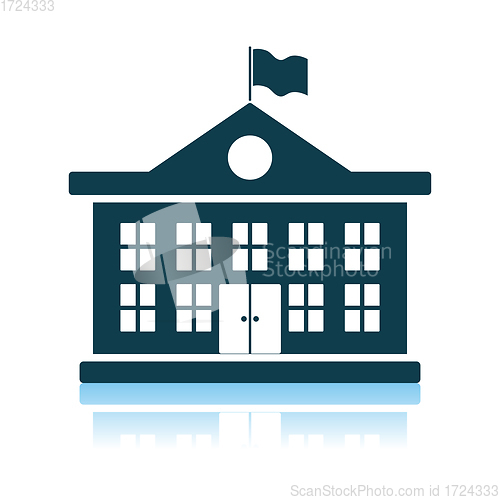 Image of School Building Icon