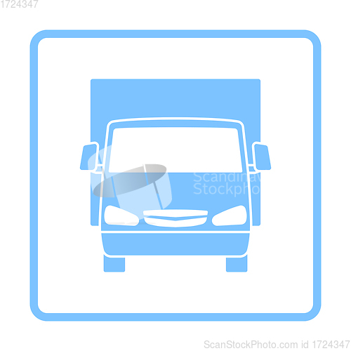 Image of Van Truck Icon Front View