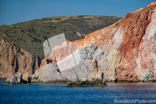 Image of Rock formations in Aegean sea