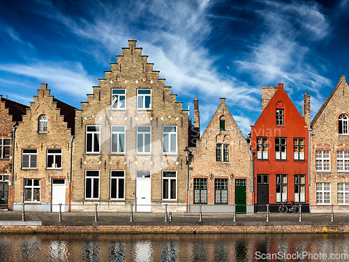 Image of Bruges town view, Belgium