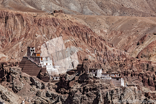 Image of Basgo monastery. Ladakh, India