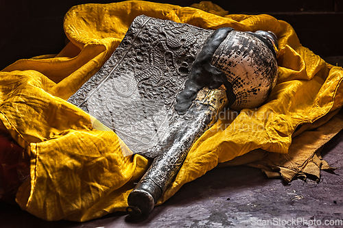 Image of Dung-Dkar Buddhist religious music instrument