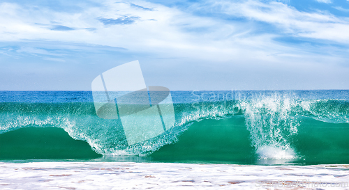 Image of Big wave in ocean