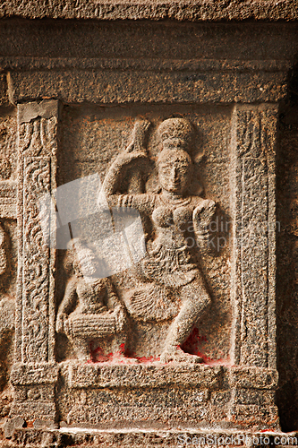 Image of Bas reliefs in Hindue temple. Arunachaleswar Temple. Thiruvannam