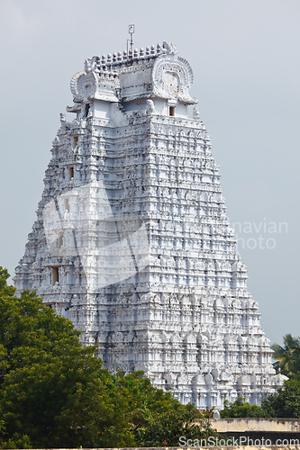 Image of Gopura of Hindu temple