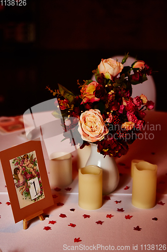 Image of Table set for wedding