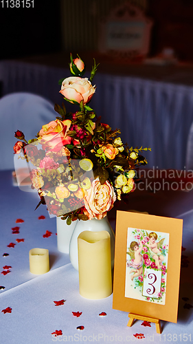 Image of Table set for wedding