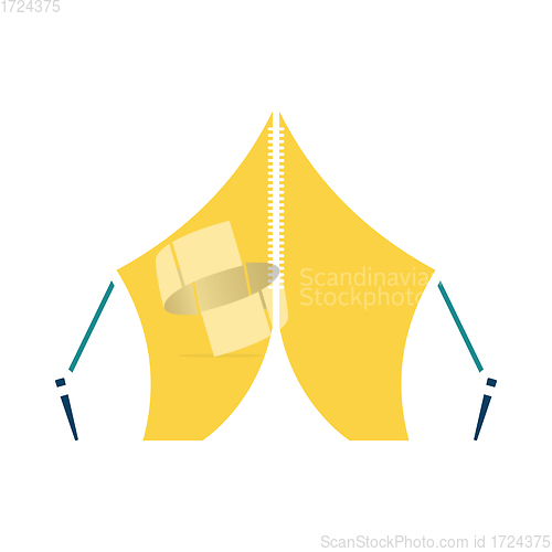 Image of Touristic tent icon