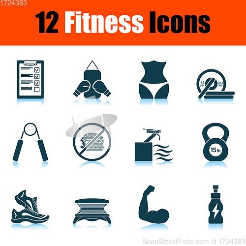 Image of Fitness Icon Set