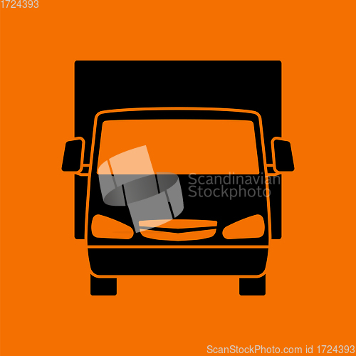 Image of Van truck icon front view