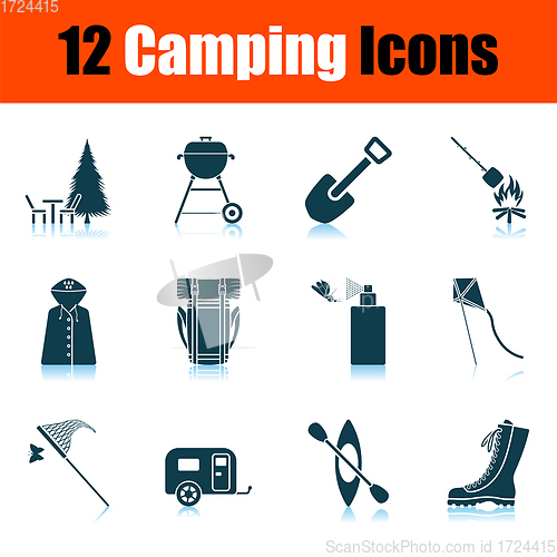 Image of Camping Icon Set