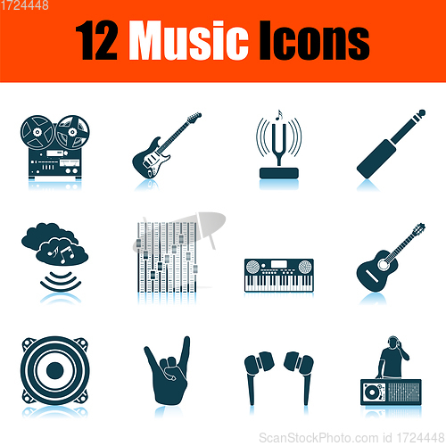 Image of Set of Music Icons