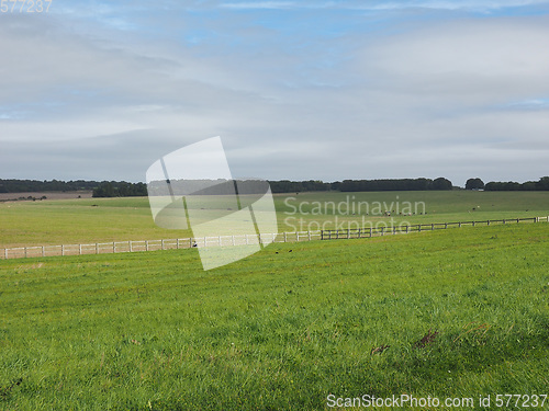 Image of English country panorama in Salisbury